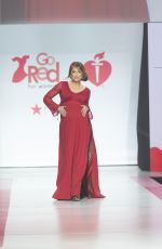 Pregnant GINGER ZEE in Gown by Galia Lahav at Red Dress 2018 Collection Fashion Show in New York 02/08/2018