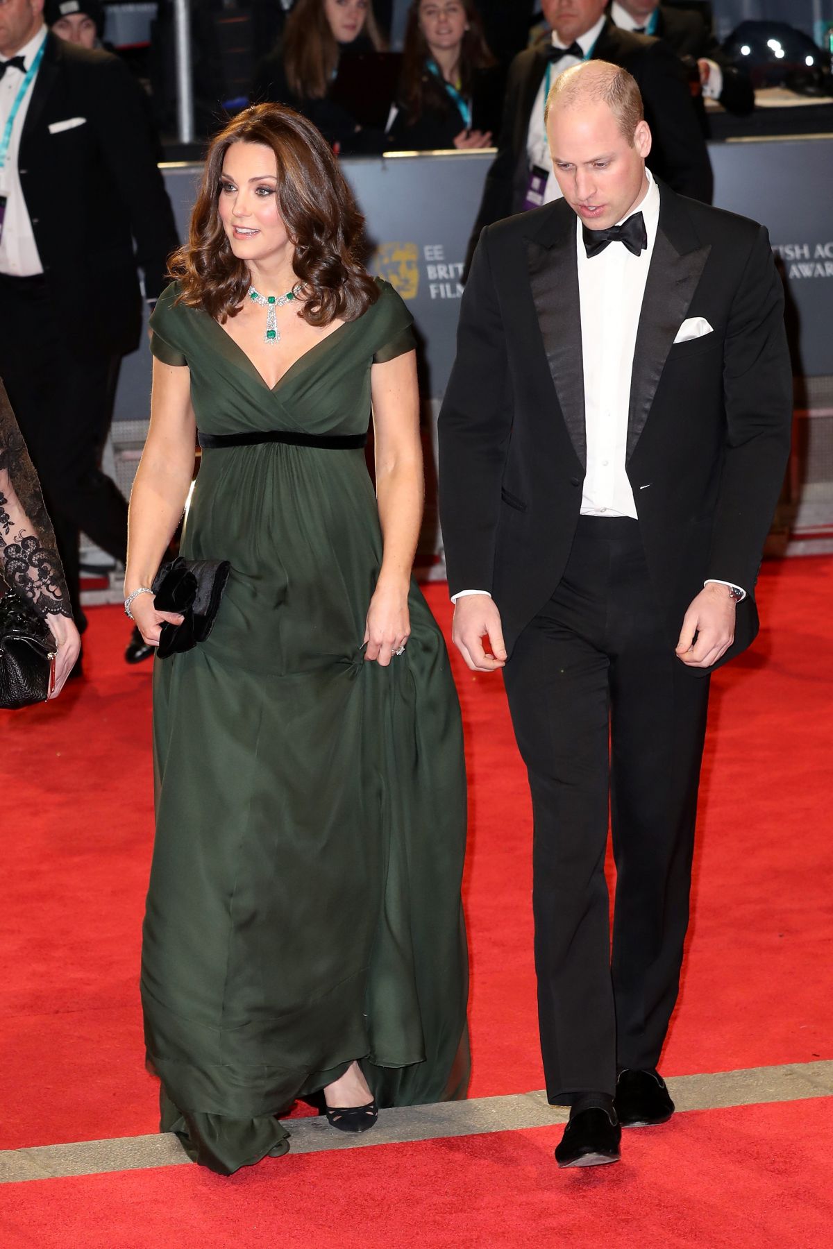 Pregnant KATE MIDDLETON at BAFTA Film Awards 2018 in London 02/18/2018