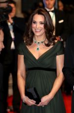Pregnant KATE MIDDLETON at BAFTA Film Awards 2018 in London 02/18/2018