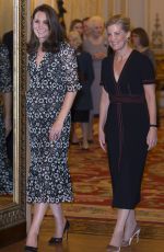 Pregnant KATE MIDDLETON at Commonwealth Fashion Exchange Reception in London 02/19/2018