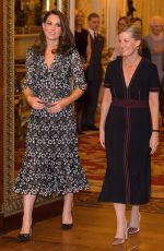 Pregnant KATE MIDDLETON at Commonwealth Fashion Exchange Reception in London 02/19/2018
