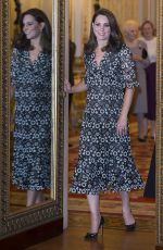 Pregnant KATE MIDDLETON at Commonwealth Fashion Exchange Reception in London 02/19/2018