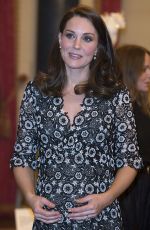 Pregnant KATE MIDDLETON at Commonwealth Fashion Exchange Reception in London 02/19/2018
