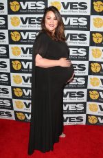 Pregnant KATY MIXON at VES Awards 2018 in Los Angeles 02/13/2018