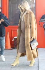 Pregnant KHLOE KARDASHIAN Arrives at a Baby Shop in Los Angeles 02/21/2018