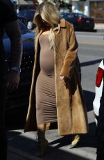 Pregnant KHLOE KARDASHIAN Arrives at a Baby Shop in Los Angeles 02/21/2018