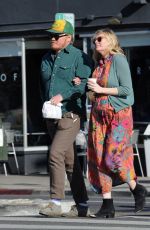 Pregnant KIRSTEN DUNST and Jesse Plemons at Proof Bakery in Los Angeles 02/26/2018