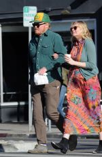 Pregnant KIRSTEN DUNST and Jesse Plemons at Proof Bakery in Los Angeles 02/26/2018