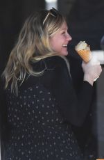 Pregnant KIRSTEN DUNST at McConnell