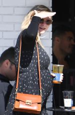 Pregnant KIRSTEN DUNST at McConnell