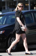 Pregnant KIRSTEN DUNST Out for Lunch at Priscilla