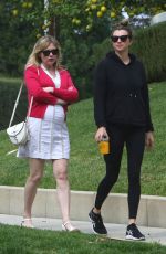 Pregnant KIRSTEN DUNST Out for Lunch in Los Angeles 02/10/2018