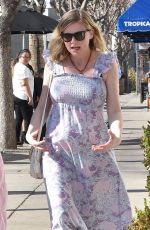 Pregnant KIRSTEN DUNST Out in Los Angeles 01/31/2018