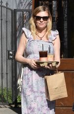 Pregnant KIRSTEN DUNST Out in Los Angeles 01/31/2018