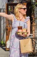 Pregnant KIRSTEN DUNST Out in Los Angeles 01/31/2018