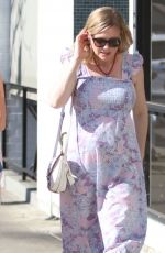 Pregnant KIRSTEN DUNST Out in Los Angeles 01/31/2018