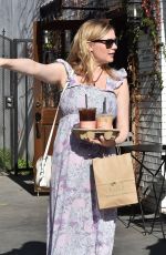 Pregnant KIRSTEN DUNST Out in Los Angeles 01/31/2018