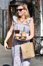 Pregnant KIRSTEN DUNST Out in Los Angeles 01/31/2018