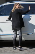 Pregnant KYM JOHNSON Out in Santa Monica 02/17/2018