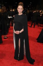 Pregnant REBECCA FERGUSON at BAFTA Film Awards 2018 in London 02/18/2018