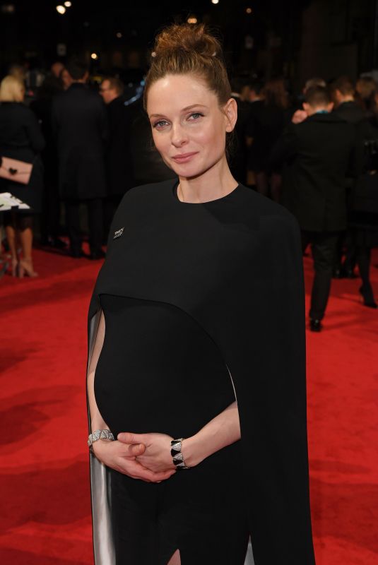 Pregnant REBECCA FERGUSON at BAFTA Film Awards 2018 in London 02/18/2018