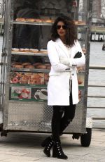 PRIYANKA CHOPRA and Russell Tovey on the Set of Quantico in New York 02/15/2018