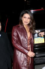 PRIYANKA CHOPRA Leaves Bottega Veneta Fashion Show in New York 02/09/2018