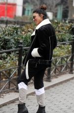 PRIYANKA CHOPRA on the Set of Quantico in Central Park in New York 02/02/2018