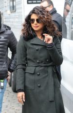 PRIYANKA CHOPRA on the Set of Quantico in New York 02/04/2018