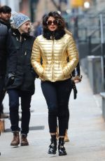 PRIYANKA CHOPRA on the Set of Quantico in New York 02/04/2018