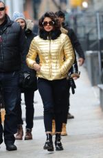 PRIYANKA CHOPRA on the Set of Quantico in New York 02/04/2018