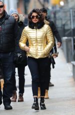 PRIYANKA CHOPRA on the Set of Quantico in New York 02/04/2018