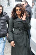 PRIYANKA CHOPRA on the Set of Quantico in New York 02/04/2018