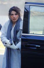 PRIYANKA CHOPRA on the Set of Quantico in New York 02/12/2018