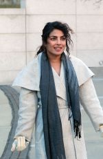 PRIYANKA CHOPRA on the Set of Quantico in New York 02/12/2018