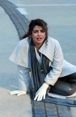 PRIYANKA CHOPRA on the Set of Quantico in New York 02/12/2018