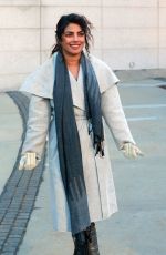 PRIYANKA CHOPRA on the Set of Quantico in New York 02/12/2018