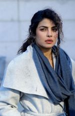 PRIYANKA CHOPRA on the Set of Quantico in New York 02/12/2018
