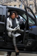 PRIYANKA CHOPRA on the Set of Quantico in New York 02/12/2018