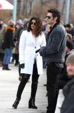 PRIYANKA CHOPRA on the Set of Quantico in New York 02/14/2018