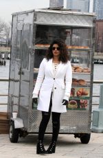 PRIYANKA CHOPRA on the Set of Quantico in New York 02/14/2018
