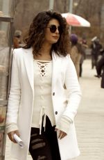 PRIYANKA CHOPRA on the Set of Quantico in New York 02/14/2018