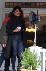 PRIYANKA CHOPRA on the Set of Quantico in New York 02/22/2018