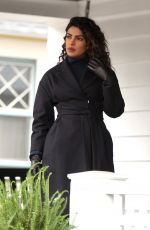 PRIYANKA CHOPRA on the Set of Quantico in New York 02/22/2018