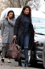 PRIYANKA CHOPRA on the Set of Quantico in New York 02/22/2018