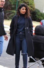 PRIYANKA CHOPRA on the Set of Quantico in New York 02/22/2018