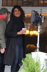 PRIYANKA CHOPRA on the Set of Quantico in New York 02/22/2018