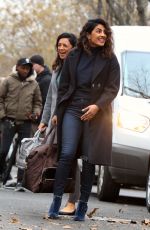 PRIYANKA CHOPRA on the Set of Quantico in New York 02/22/2018
