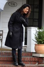 PRIYANKA CHOPRA on the Set of Quantico in New York 02/22/2018