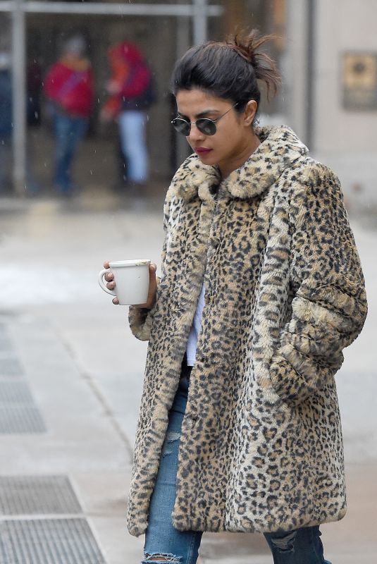 PRIYANKA CHOPRA Out for Coffee in New York 02/07/2018